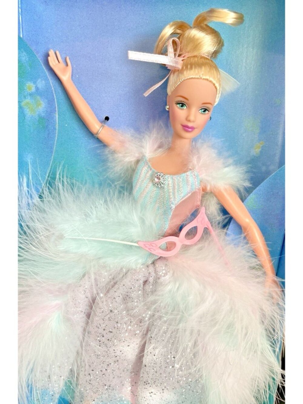 Ballet Masquerade Barbie Ballerina Doll 2000 Mattel 29385 - Picture 4 of 11